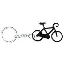 Llavero con forma de bicicleta Negro