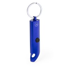 Llavero Linterna con Abridor Azul