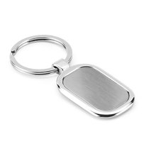 Llavero de Metal para Doming Cromado satinado