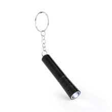 Llavero con mini linterna led Neg