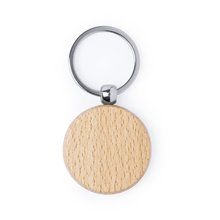 Llavero personalizado de madera natural Acir