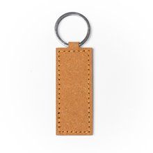 Llavero de piel reciclada 2 formatos Rectangular Talla Única Adulto
