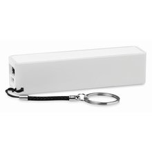 Llavero PowerBank Slim 2200 mAh Blanco