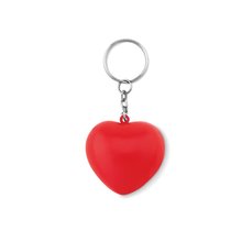 Llavero PU Forma de Corazón Rojo
