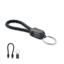 Llavero pulsera con transferencia datos 60W Negro