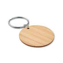Llavero Redondo Bambú Madera