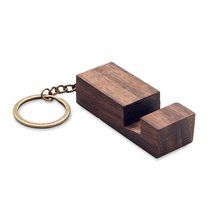 Llavero soporte móvil madera nogal Madera