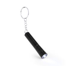 Llavero con mini linterna led Neg