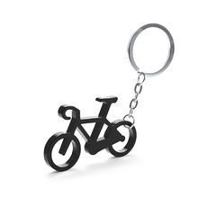 Llavero de aluminio con forma de bicicleta Neg