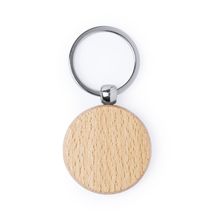 Llavero personalizado de madera natural Acir