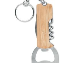 Llavero Abridor Bambú Madera