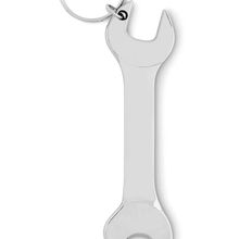 Llavero abridor estilo llave inglesa Plata
