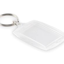 Llavero acrílico personalizable a 2 caras Transparente