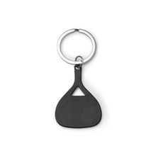Llavero de aluminio Negro