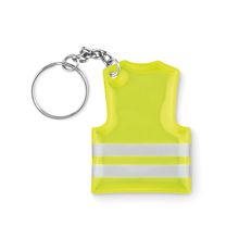 Llavero de chaleco reflectante Amarillo Fluorescente