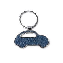 Llavero coche de tejido vaquero Denim Vigore