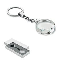 Llavero de cristal para premios Transparente