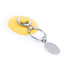 Llavero Moneda Metálico con Ventosa Coche Extraíble Ama