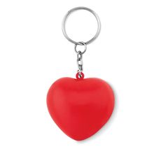 Llavero PU Forma de Corazón Rojo