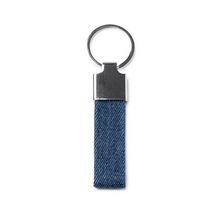 Llavero realizado en tejido vaquero Denim Vigore