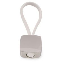 Llavero rectangular con estuche Bl