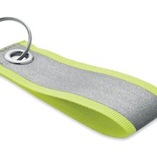 Llavero Reflectante Promocional Amarillo Fluorescente