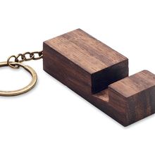 Llavero soporte móvil madera nogal Madera