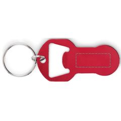 Llavero abrebotellas con moneda carro de compra | Lado 2 | 25 x 10