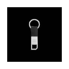 Llavero Metal y PU con Gancho | Delantera | 16 x 16