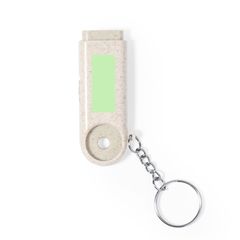 Llavero Moneda con Linterna | En el frente | 30 x 12