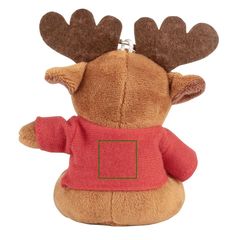 Llavero de peluche Reno | Trasera | 20 x 20
