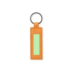 Llavero Ecológico Cuero Reciclado | Cara A Centrado | 16 x 55