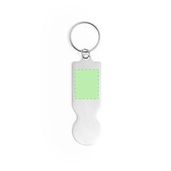 Llavero Moneda de Aluminio Reciclado | Cara B | 20 x 25