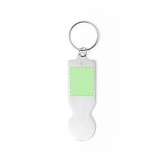Llavero Moneda de Aluminio Reciclado | Cara A | 20 x 25