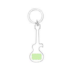 Llavero abridor guitarra de aluminio | En la zona mas ancha de la guitarra | 20 x 12