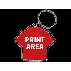 Llavero ABS Camiseta Personalizable | Llavero centro | 49 x 43