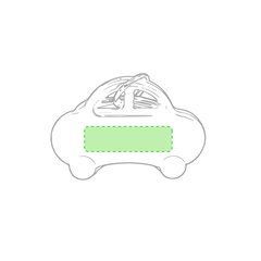 Llavero acero inox. para las llaves del coche | En la parte metálica | 30 x 8