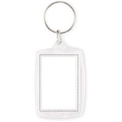 Llavero acrílico personalizable a 2 caras | INLAY FRONT | 29 x 43