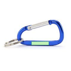 Llavero de aluminio con forma de mosquetón ideal para grabado | En la parte plana del mosquetón | 30 x 3