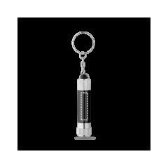 Llavero aluminio con linterna LED 3pos. | Cuerpo | 30 x 7