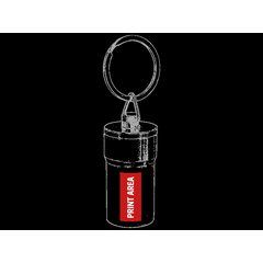 Llavero de aluminio con mini estuche | Zona 1 | 20 x 10