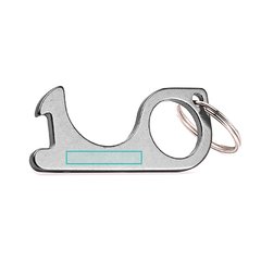 Llavero anti-contacto de aluminio | ZONA1 | 40 x 5