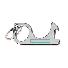 Llavero anti-contacto de aluminio | ZONA2 | 40 x 5