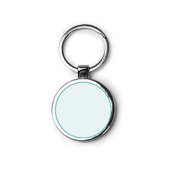 Llavero de bambú con acabado de metal | ZONA4 | 30 x 30