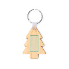 Llavero de bambú árbol navideño | ZONA2 | 15 x 30