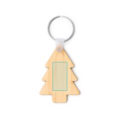 Llavero de bambú árbol navideño | ZONA2 | 15 x 30