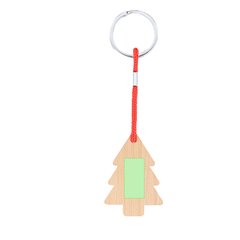Llavero de bambú navideño | Area 4 | 15 x 30