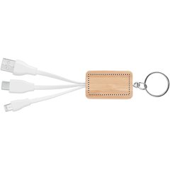 Llavero Bambú con USBs | Lado 2 | 40 x 20