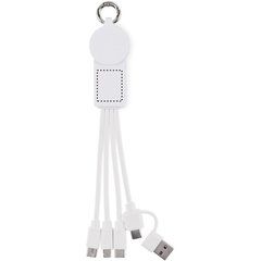 Llavero con Cable de carga | Lado 1 | 20 x 25