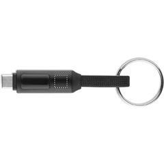 Llavero con cable de carga tipo C | Lado 1 | 7 x 7